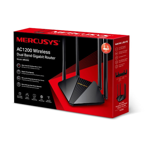 Mercusys MR30G | AC1200 Wireless Dual Band Gigabit Router