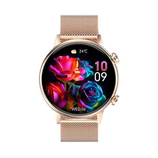 G-TAB GT9 Princess Smart Watch Amoled Rose Gold - E