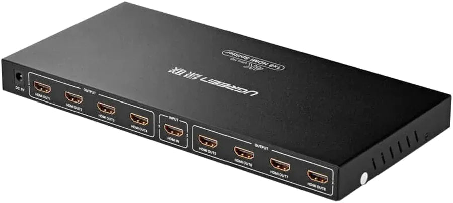 UGREEN 1x8 HDMI Amplifier Splitter (Black) | 40203EU UGREEN 1x8 HDMI Amplifier Splitter (Black) | 40203EU