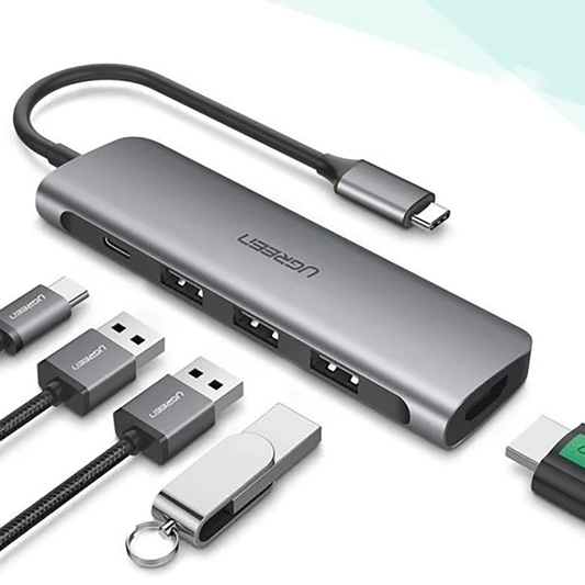 UGREEN USB C Hub with 4K HDMI, 5-In-1 Multi-port Adapter| 50209