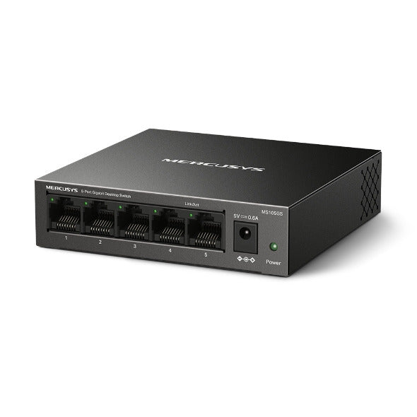 Mercusys MS105GS | 5-Port Gigabit Desktop Switch (Black)