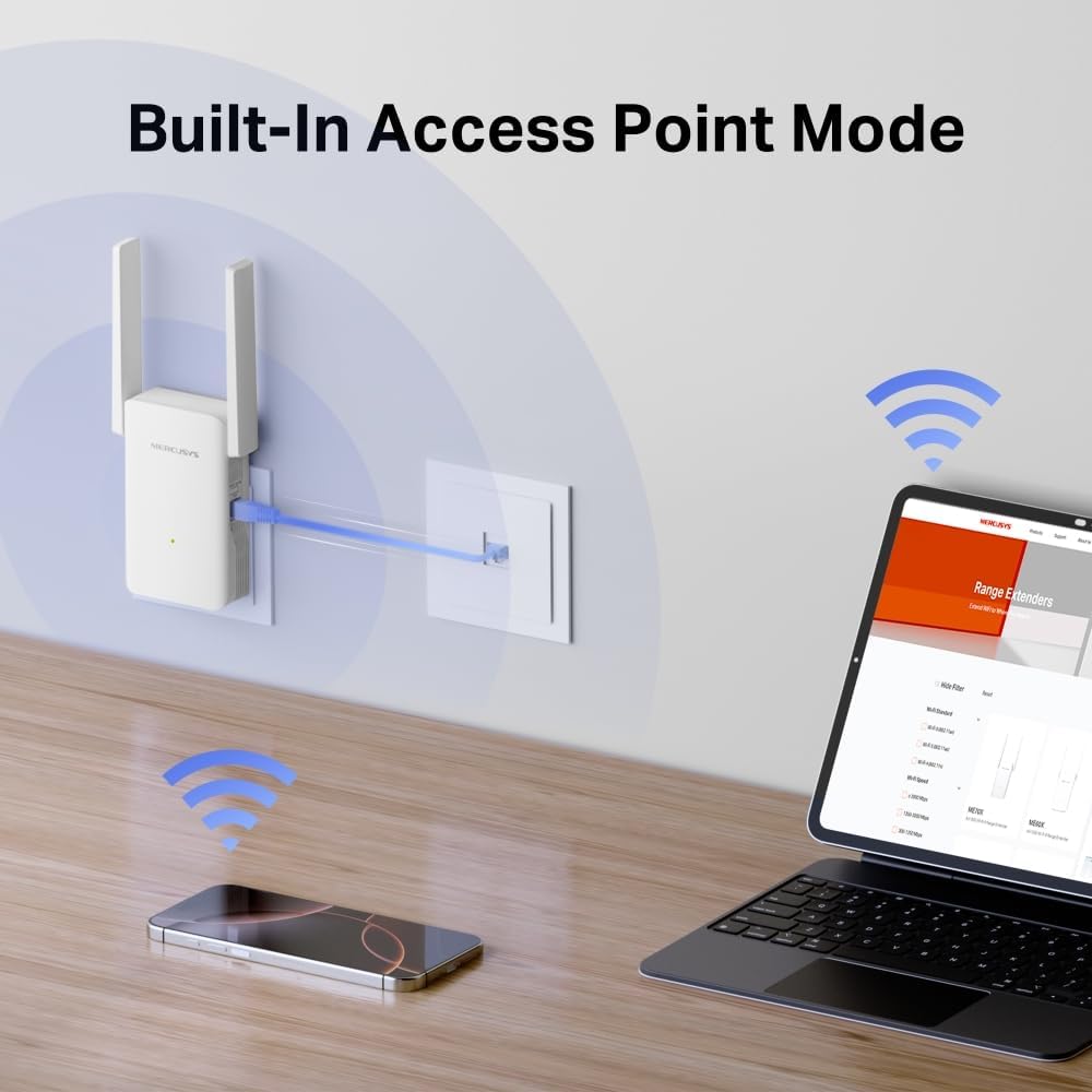 Mercusys ME80X | AX3000 Wi-Fi 6 Range Extender