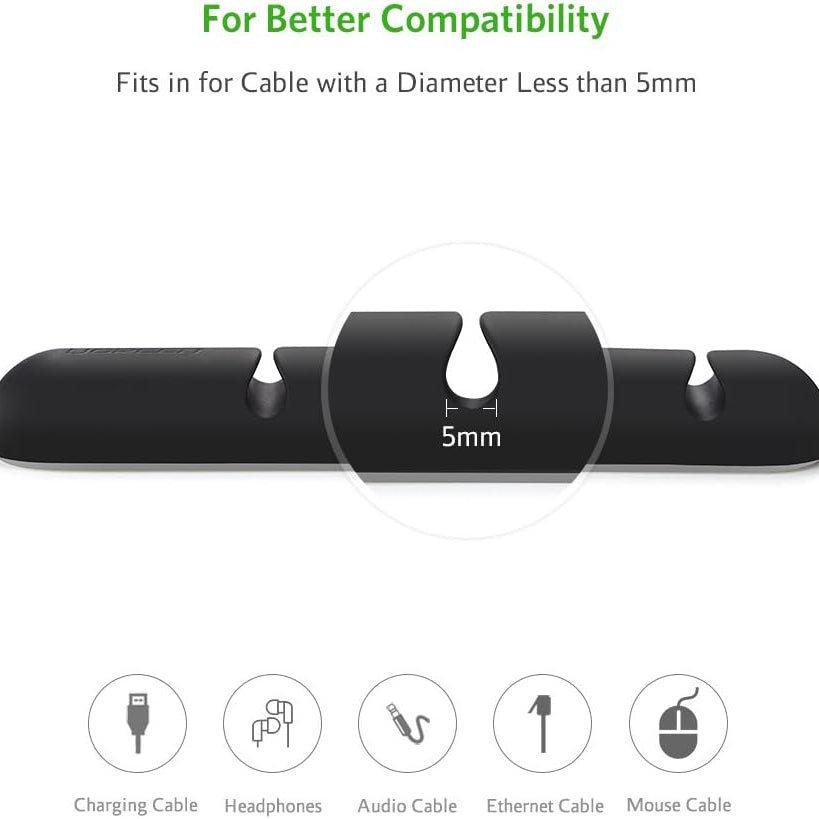 UGREEN Cable Organizer 4-Slot 2-Pack Desktop Cable Organizer / 30762