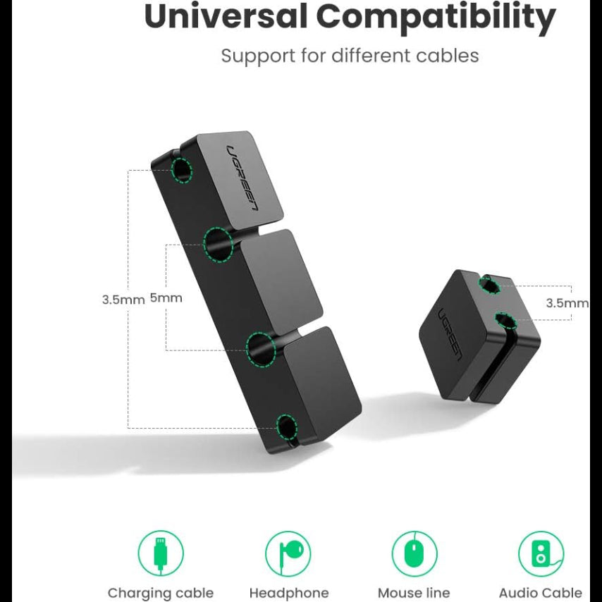 UGREEN Cable organizer 6 slot（6 Cables）/ 70585