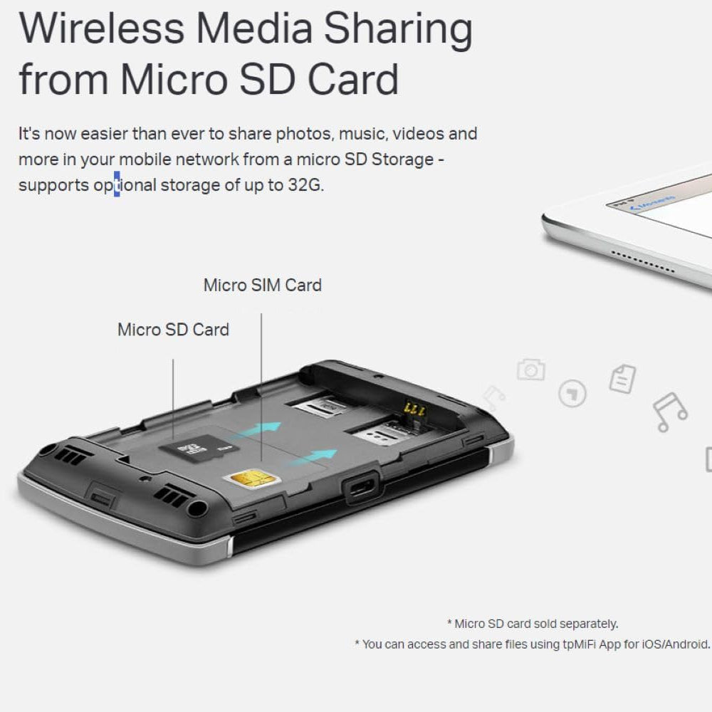 TP-Link M7650 | 600 Mbps LTE-Advanced Mobile Wi-Fi M7650