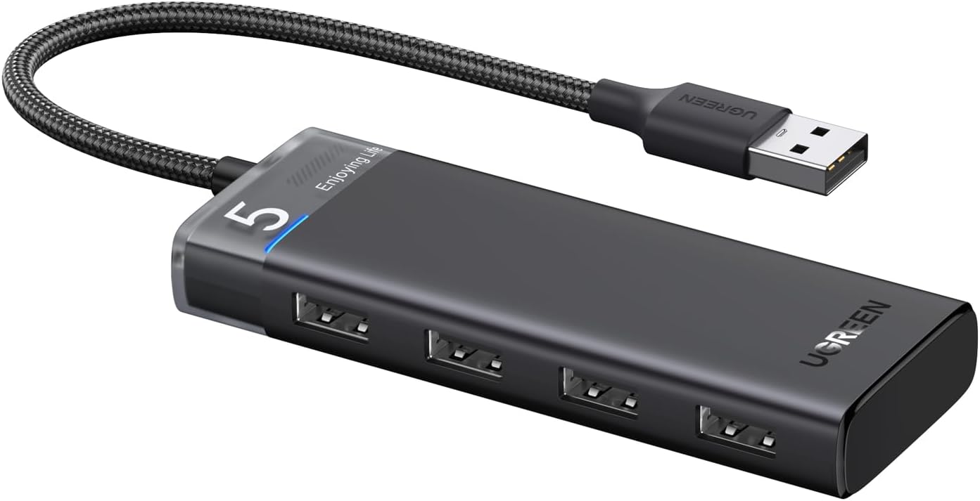UGREEN USB Hub 3.2 Ultra Slim Data Hub 4 Ports with LED Indicator / 15548