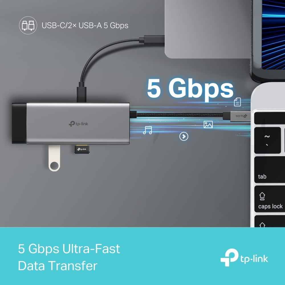 TP-Link UH5020C | USB Type-C 5 in 1 Hub