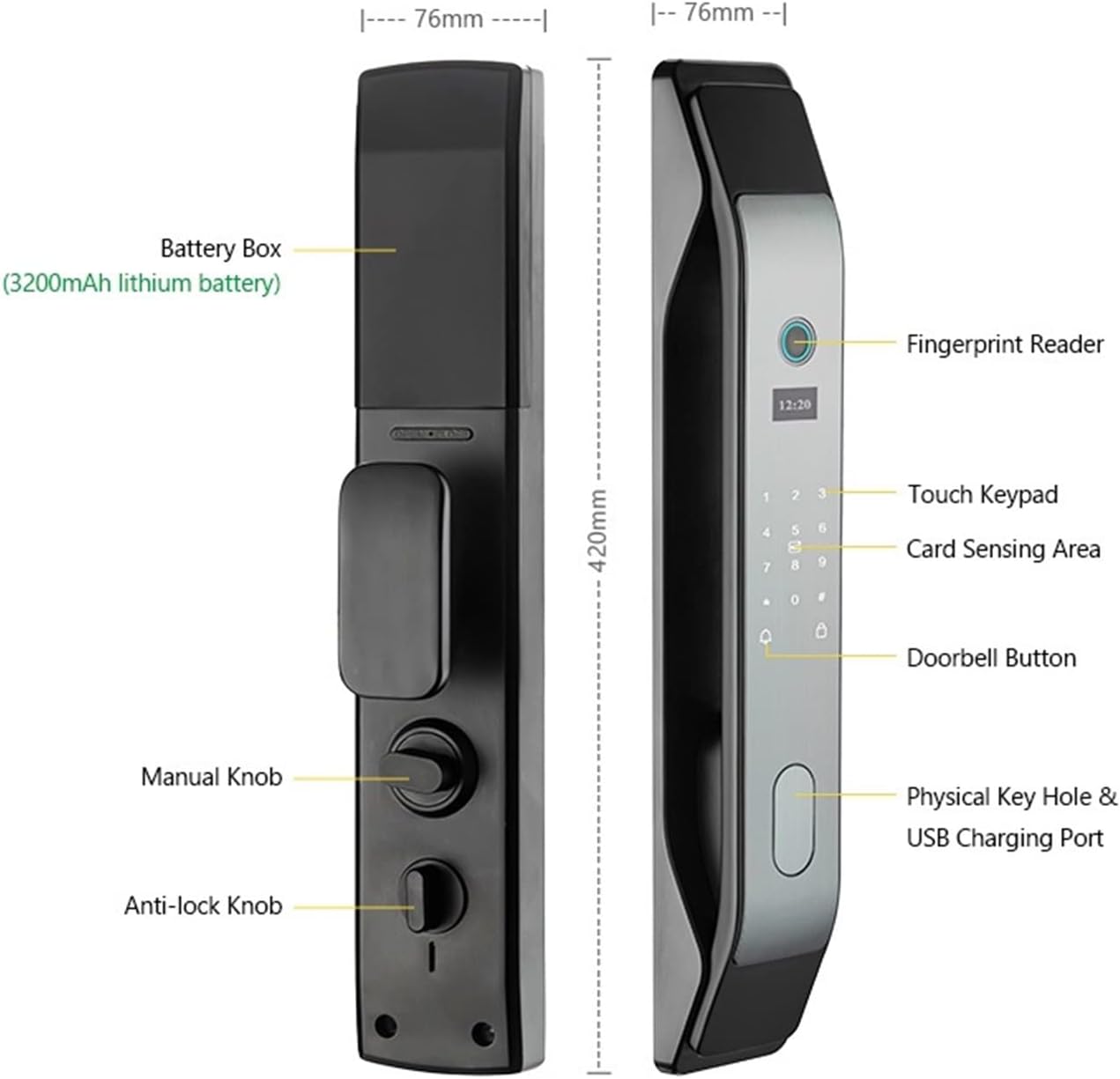 Smart Lock with Fingerprint SE11