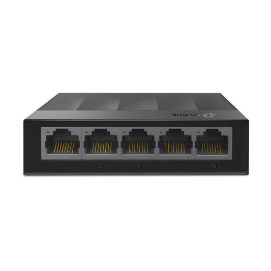 TP-Link LS1005G | 5-Port 10/100/1000Mbps Desktop Network Switch (Black)