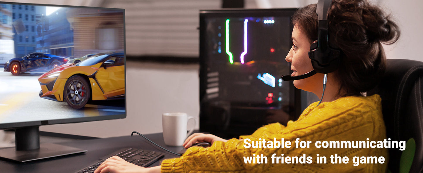 UGREEN 3.5mm Audio Cable Braided 4-Pole AUX Cord  /AV183