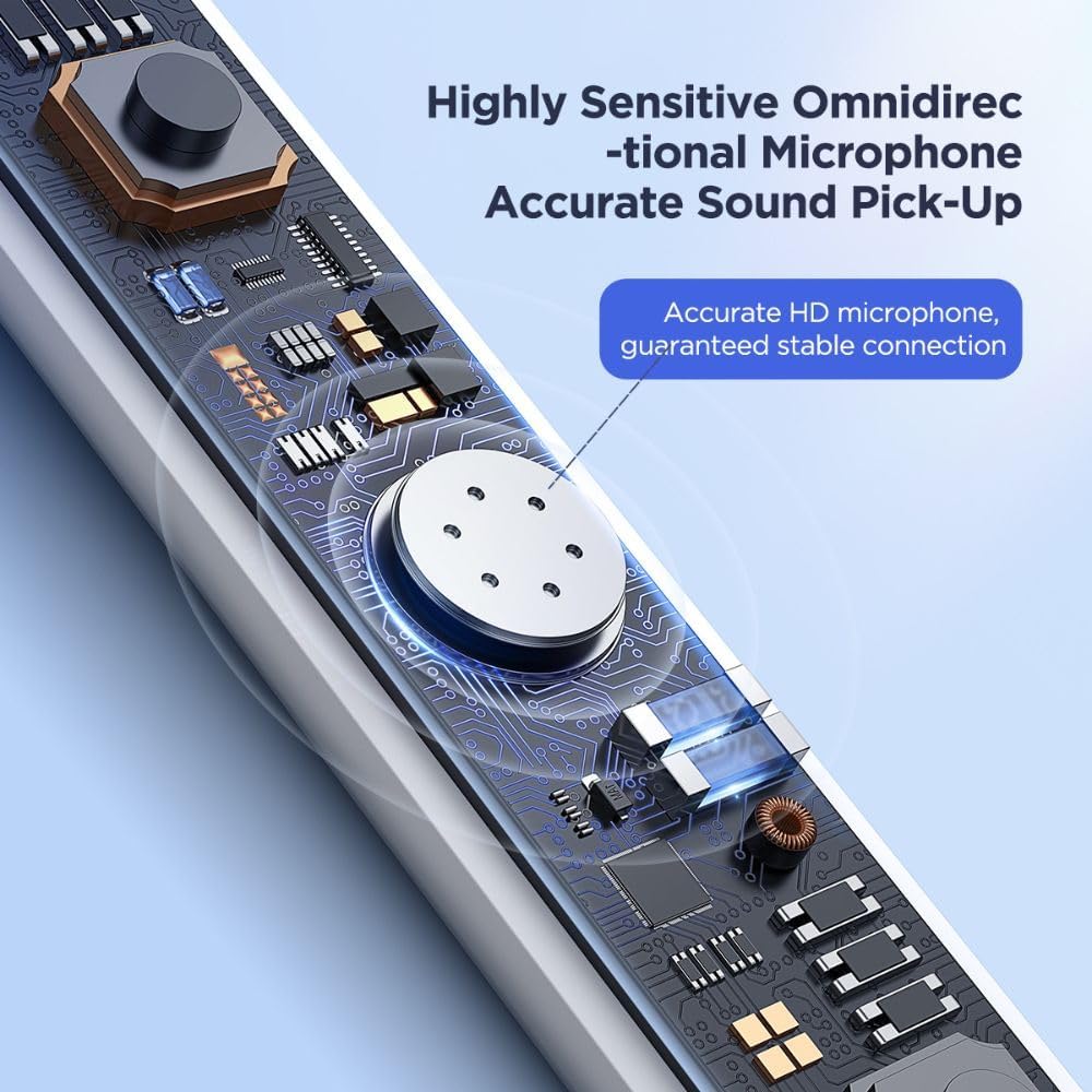 سماعات أذن سلكية من سلسلة Joyroom Type-C نصف داخلية - أبيض /JR-EC05