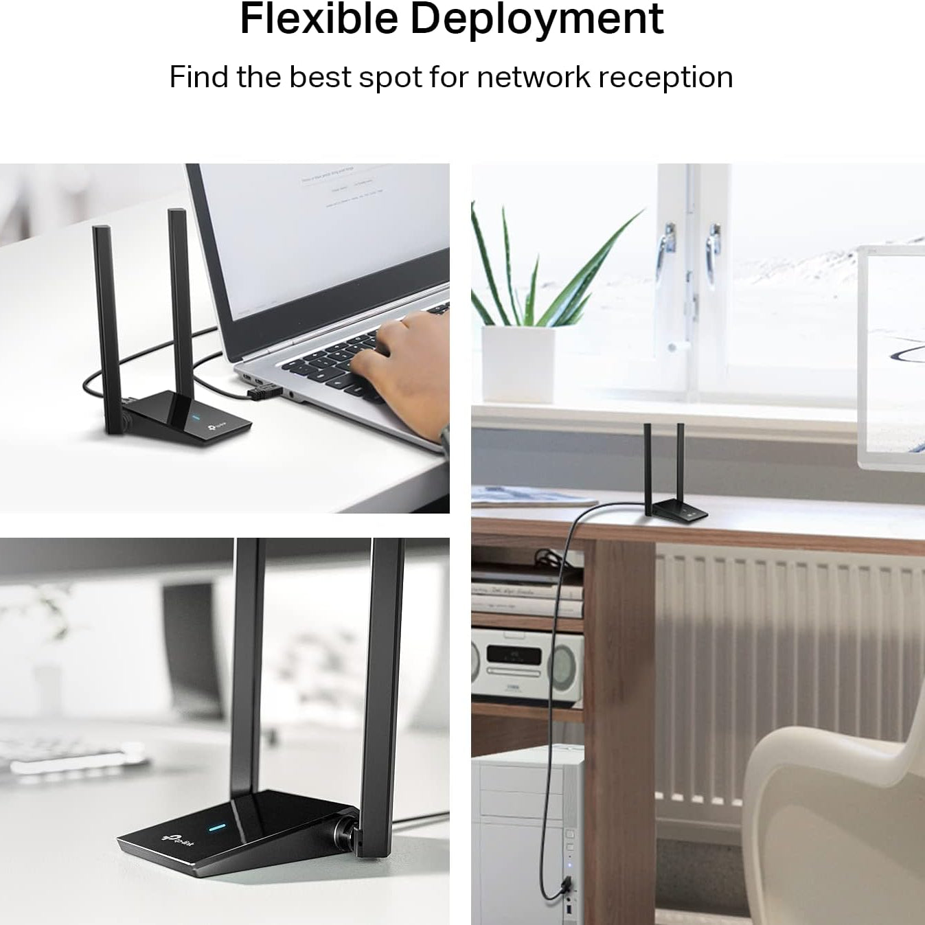 TP-Link Archer TX20U Plus - AX1800 Dual Antennas High Gain Wireless USB Adapter