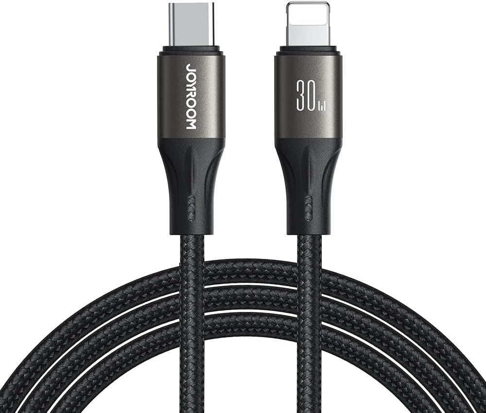 JOYROOM Charging Cable 30W Type c to Lighting iPhone - 1.2m - Black - S-A25