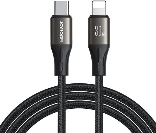 JOYROOM Charging Cable 30W Type c to Lighting iPhone - 1.2m - Black - S-A25