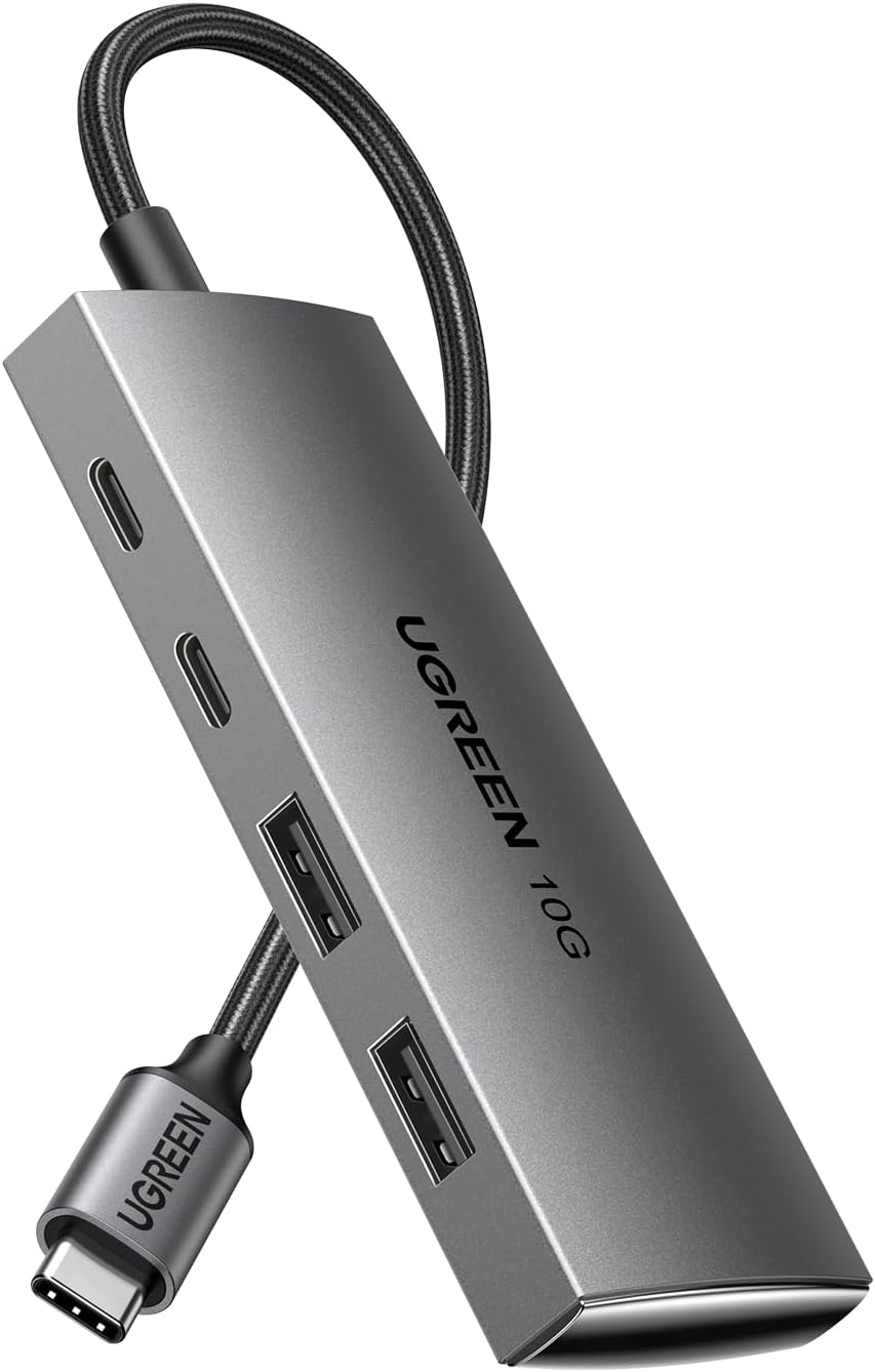 محول هب USB-C إلى 2xUSB-A3.2+2xUSB-C بسرعه حتى 10 جيجابت في الثانية من يوجرين / 30758