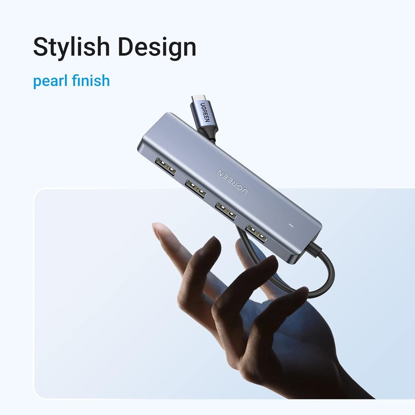 UGREEN USB C to USB Hub with 4 USB 3.0, Powered USB C Splitter /70336