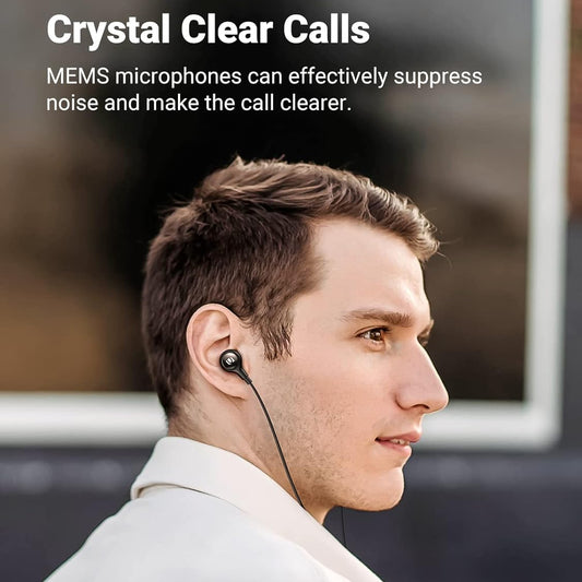 UGREEN HiTune Earphones, In-Ear Wired Headphone with Stereo Audio Microphone / 30637