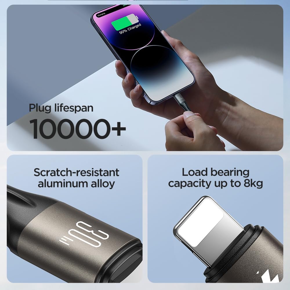 JOYROOM Charging Cable 30W Type c to Lighting iPhone - 1.2m - Black - S-A25