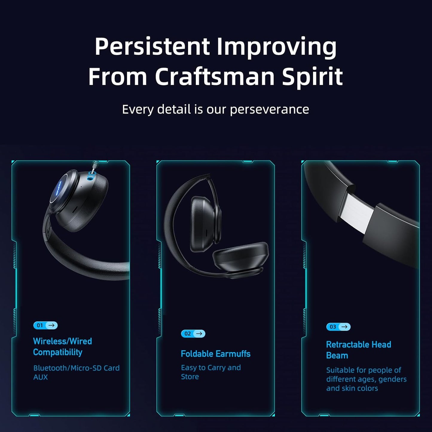 Awei A200BL RGB Gaming Headset