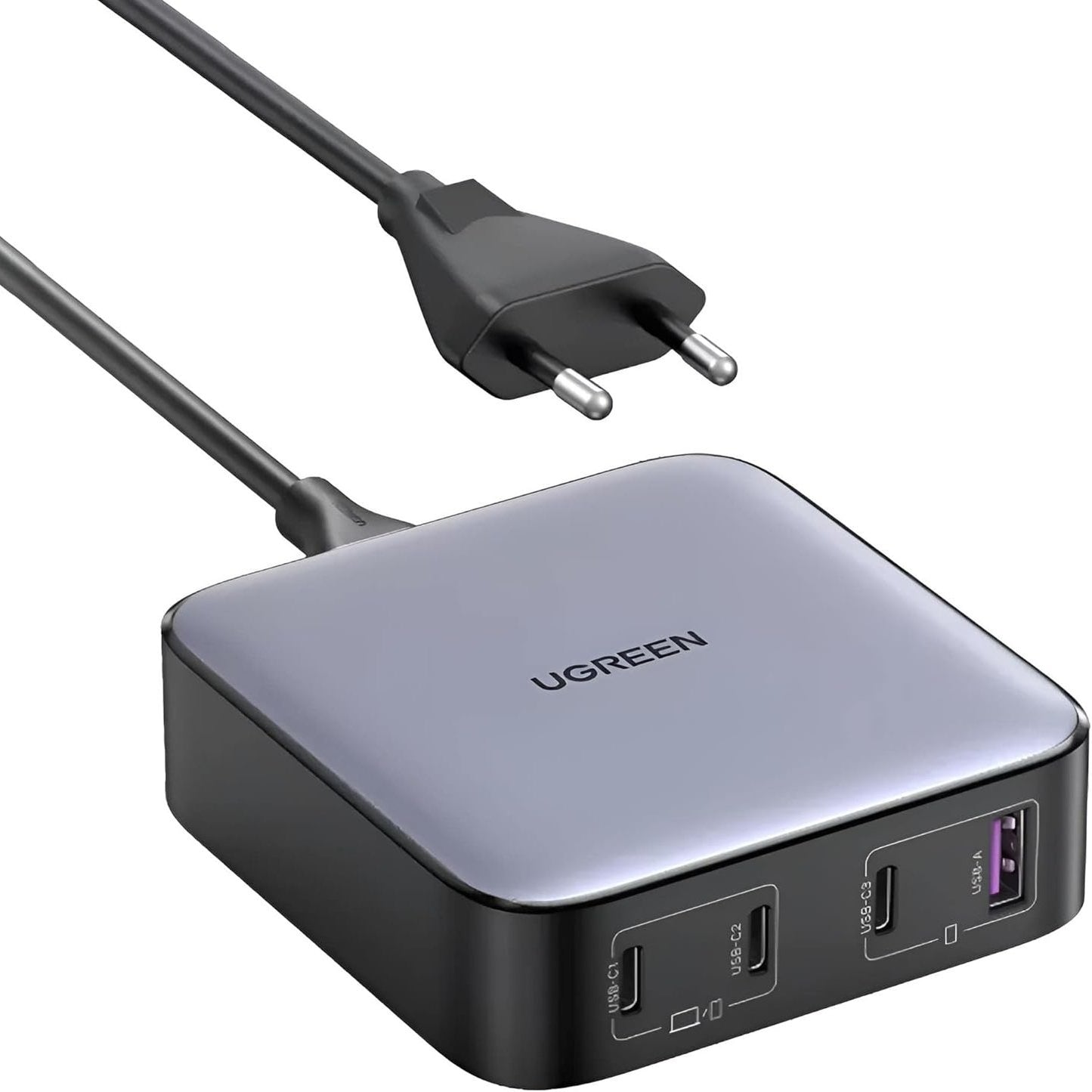 UGREEN Nexode charger, 3x USB-C, USB-A, GaN, 100W (black) /CD328 - 90928