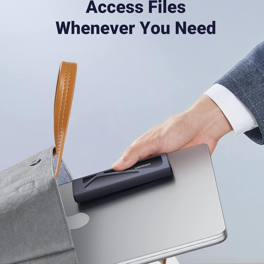 علبة محرك الأقراص الصلبة UGREEN M.2 NVME (10 جيجابت في الثانية) مع كابل C إلى C وC إلى A / 15512