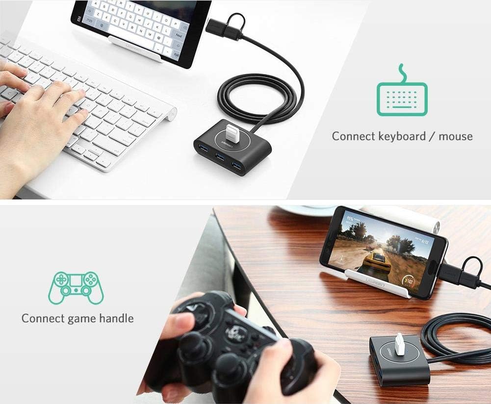 UGREEN USB 3.0 Hub with USB-C Port 1m / 40850