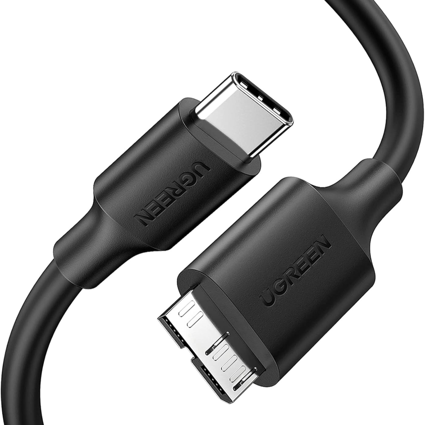 UGREEN USB C Hard Drive Cable, Micro B to Type C Lead Compatible (1Meter)/ 20103