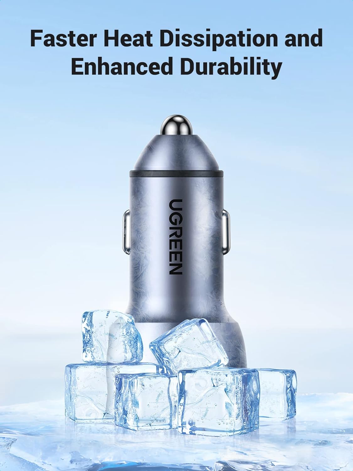 شاحن سيارة سريع 40 واط لهاتف ايفون من يوجرين / 70594