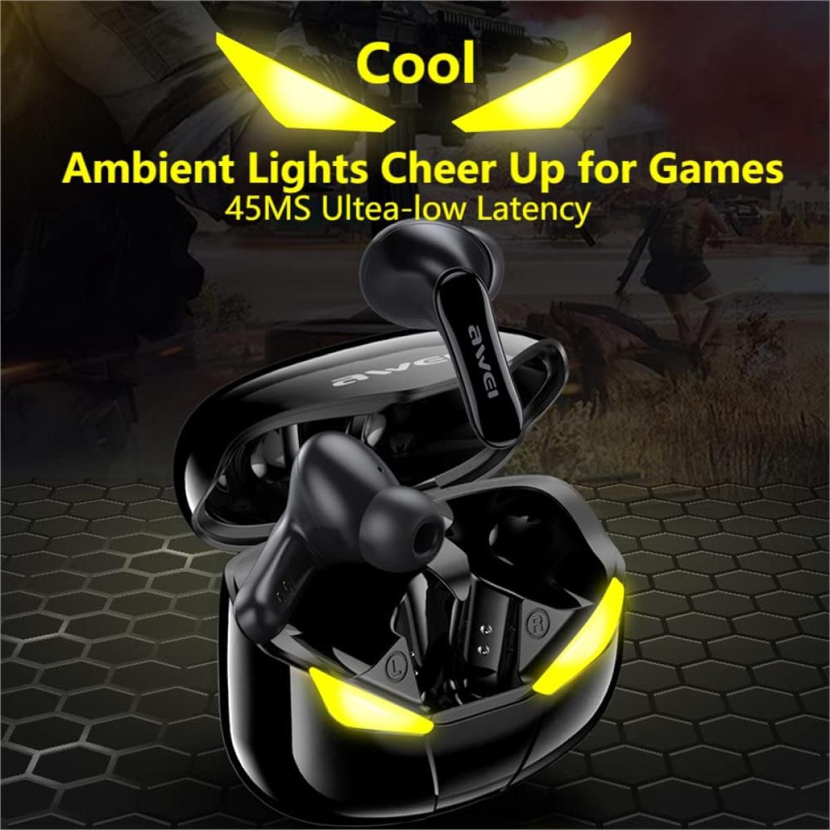 سماعات أذن Awei T35 TWS للألعاب تعمل بتقنية البلوتوث