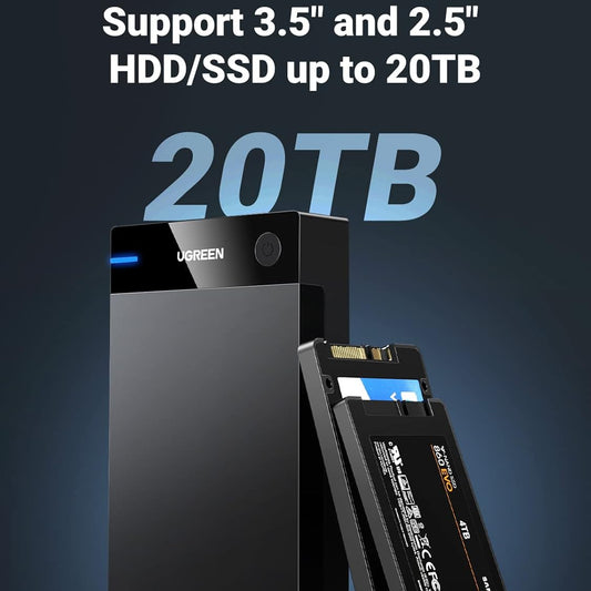 UGREEN USB 3.0 3.5 Inch Hard Drive Box EU Plug / 50422