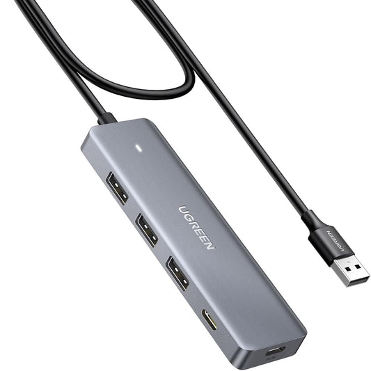 موزع USB من UGREEN مزود بـ 4 منافذ USB إلى USB C و3 منافذ USB A متعددة المنافذ / 15920