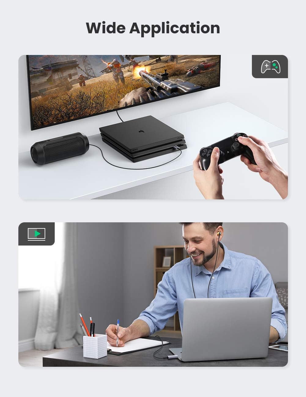 كرت صوت ستيريو خارجي USB من يوجرين / 80864