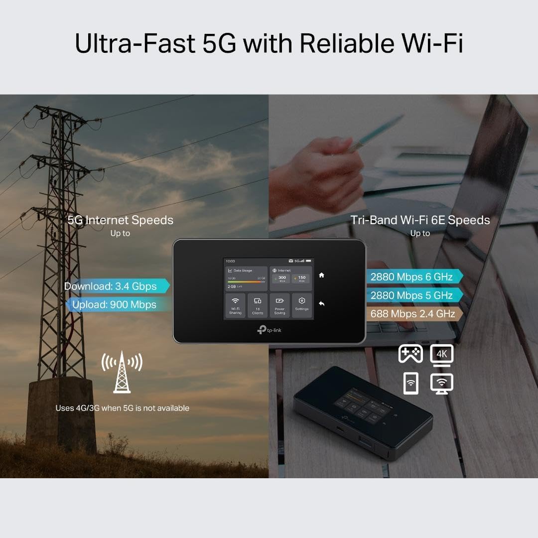 Tp-Link Archer M8550 | 5G Mobile Wi-Fi