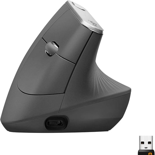 Logitech MX Vertical Ergonomic Wireless Mouse -Black