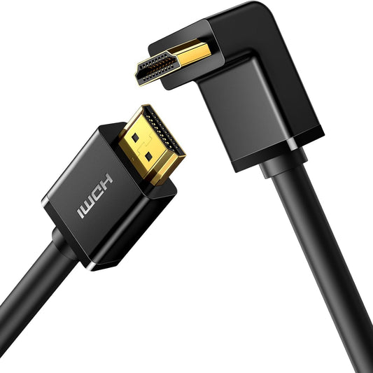 كابل HDMI من UGREEN بزاوية قائمة، سلك HDMI 4K عالي السرعة، 4K@60Hz / HD103