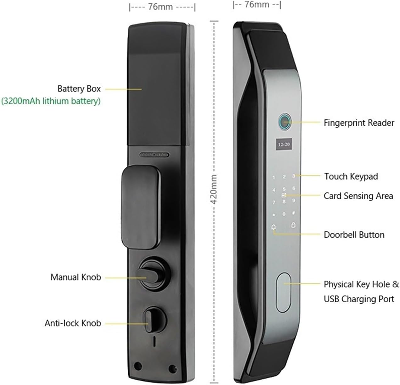 Smart Lock with Fingerprint SE11