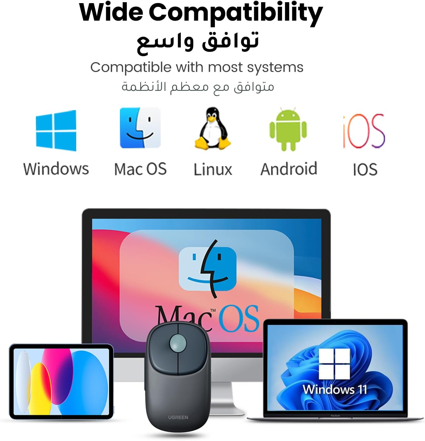 UGREEN Silent Wireless Mouse / MU102