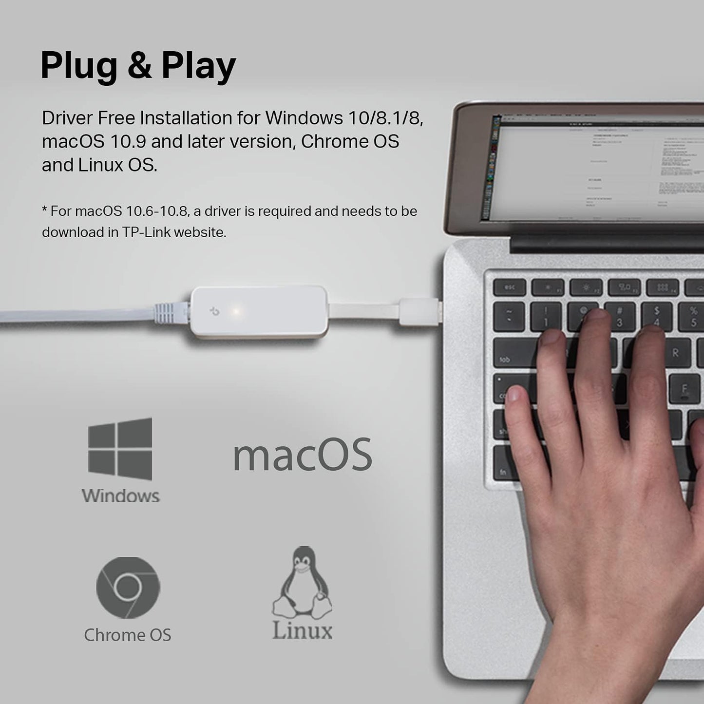 TP-Link UE300-USB 3.0 to Gigabit Ethernet Network Adapter