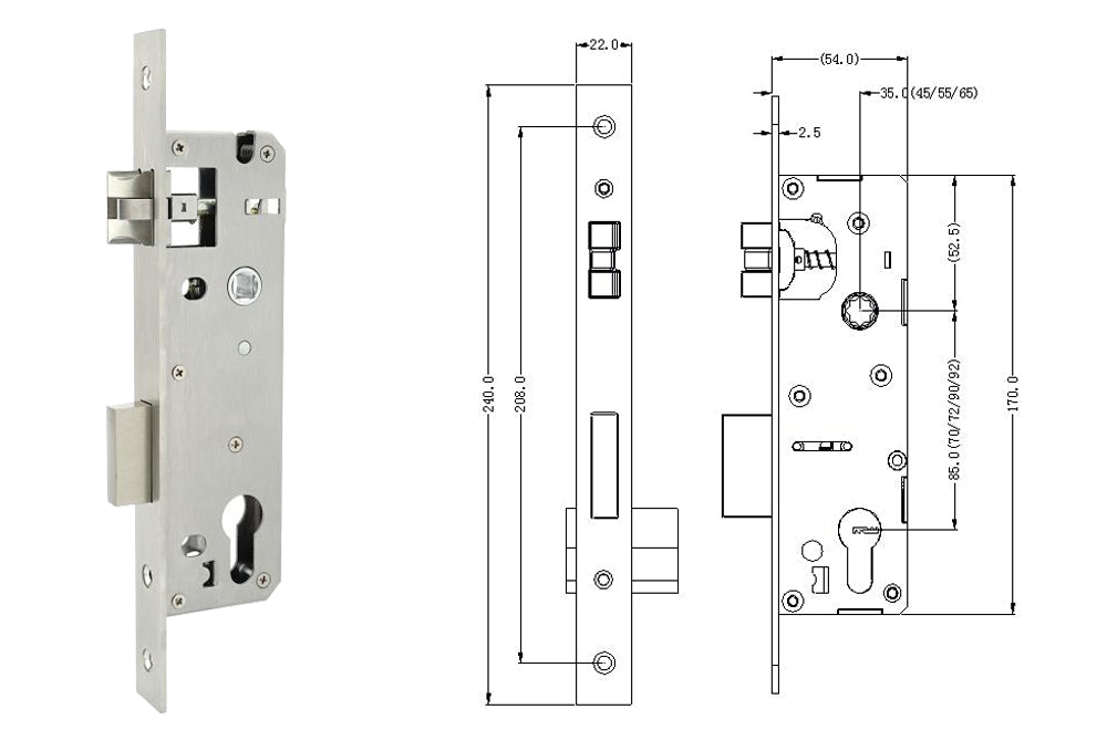 Smart Door Lock for Aluminum Door- SE64x