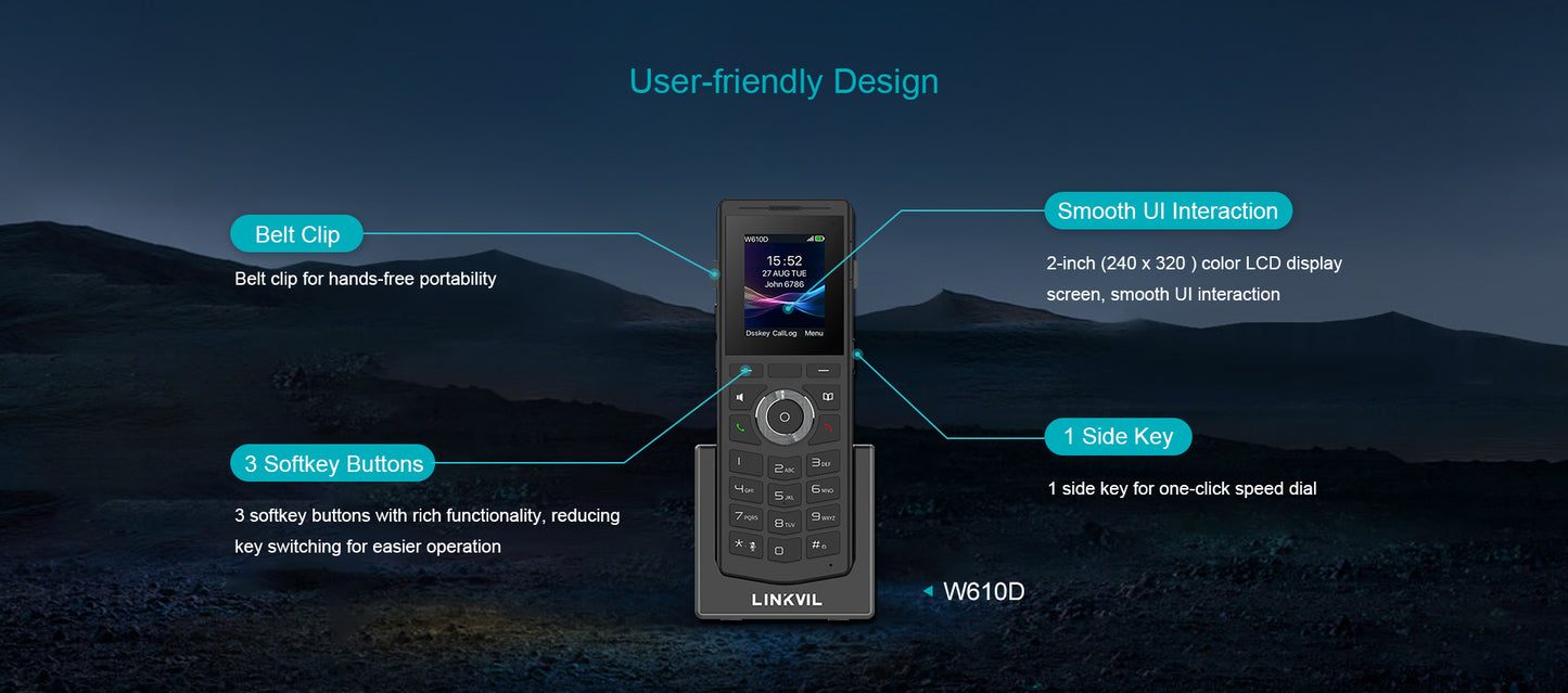 Fanvil Portable DECT Phone/  W610D