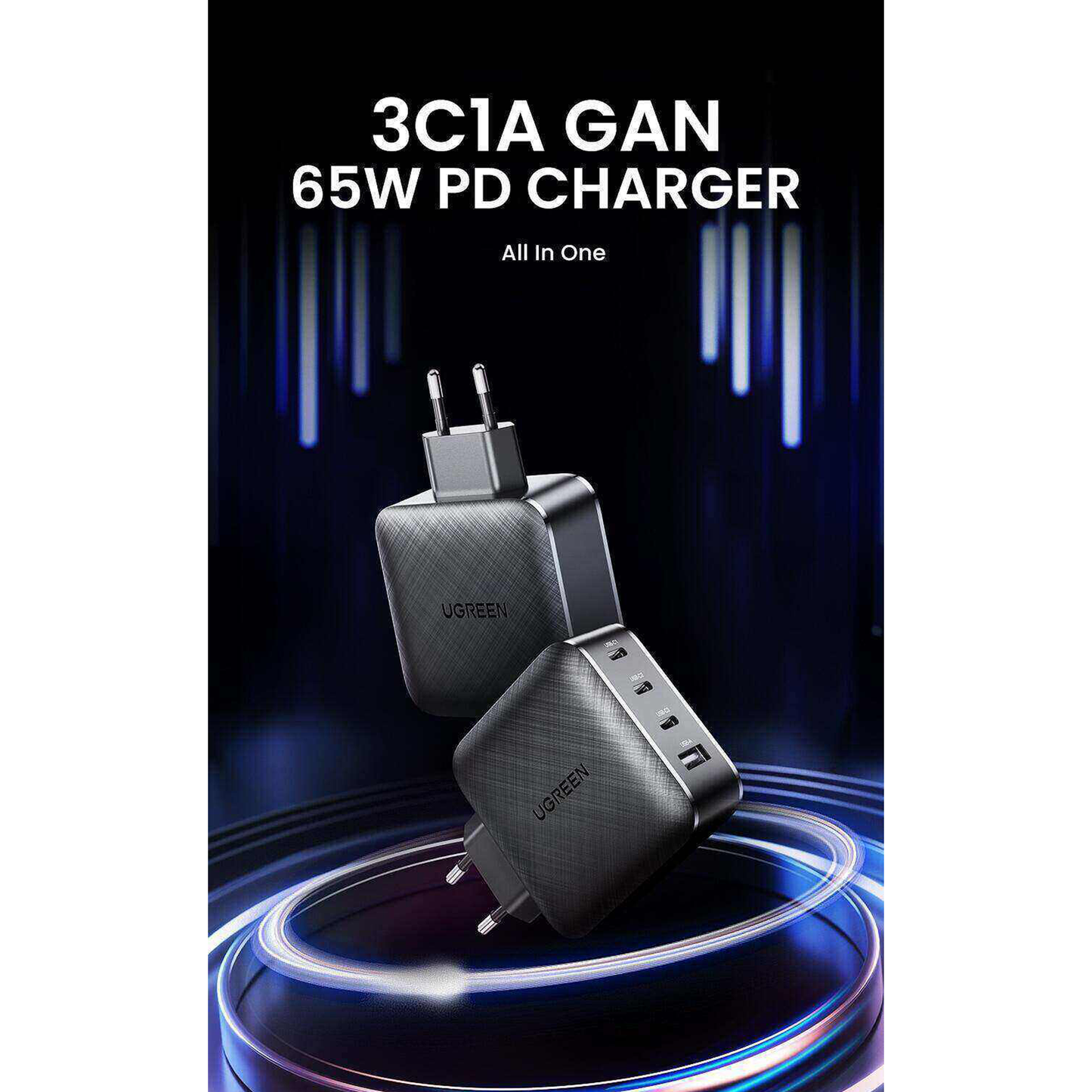 UGREEN 70774 GAN X PD FAST CHARGER 65W / 70774