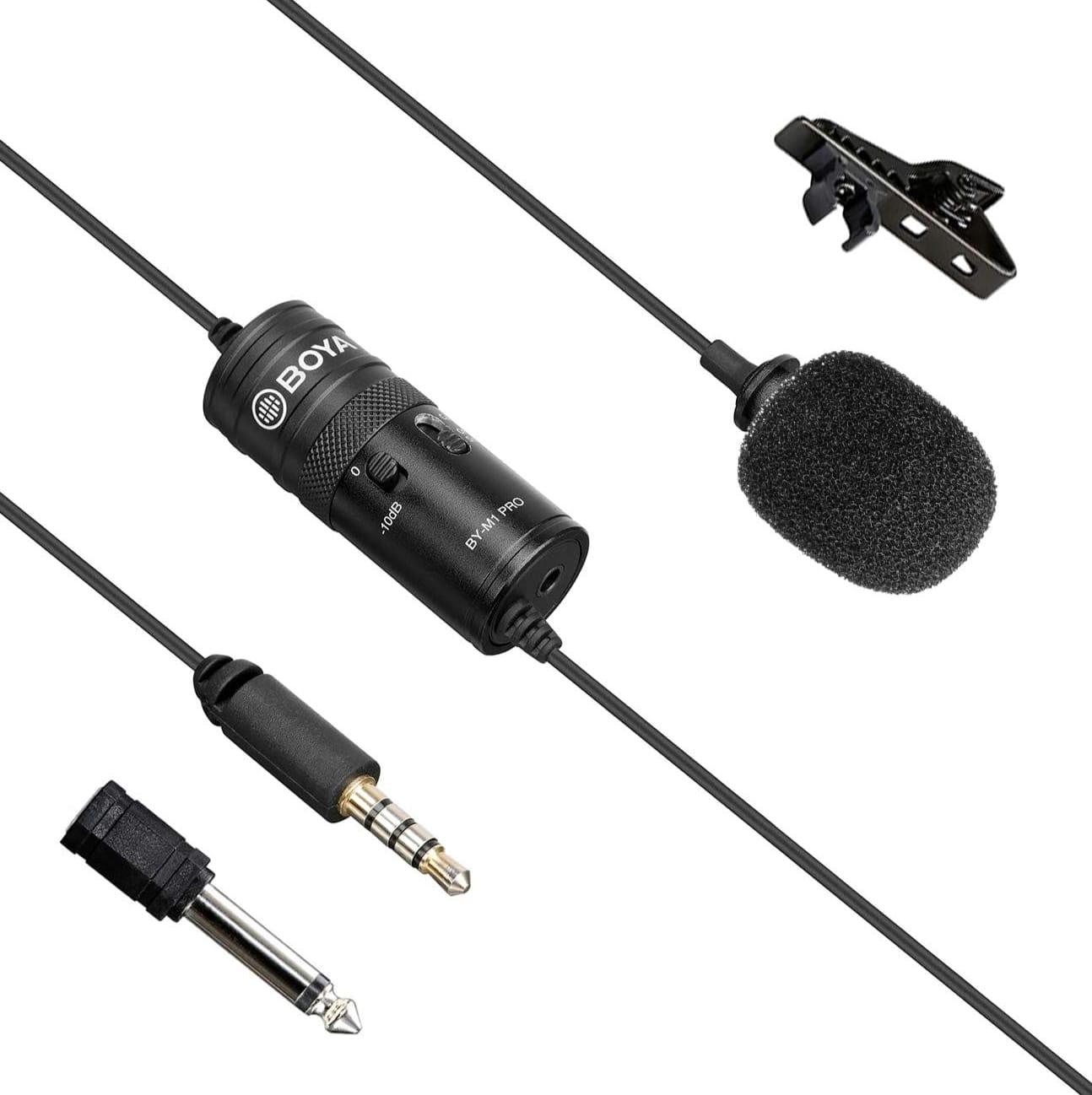 ميكروفون لافاليير BOYA BY-M1 Micro-Cravate ميكروفون لافاليير BOYA BY-M1 Micro-Cravate