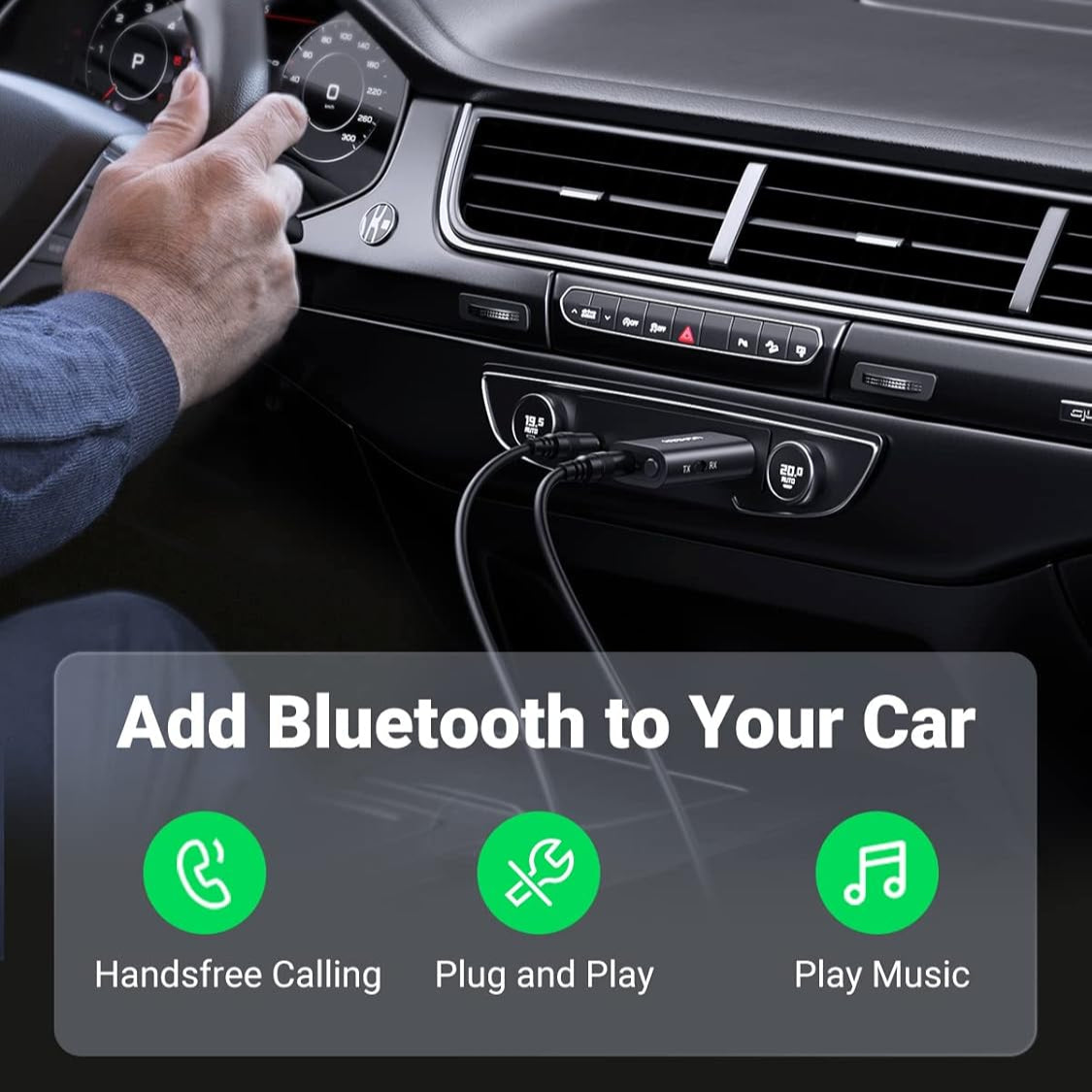 UGREEN Bluetooth 5.1 Transmitter Receiver / 60300