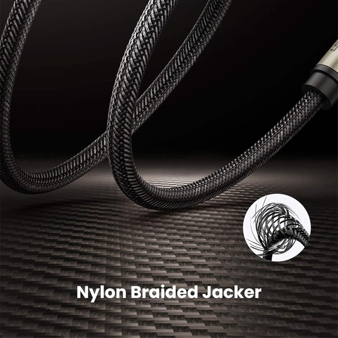 كابل صوت ستيريو مساعد 6.5 مم من ذكر إلى ذكر من يوجرين / AV128