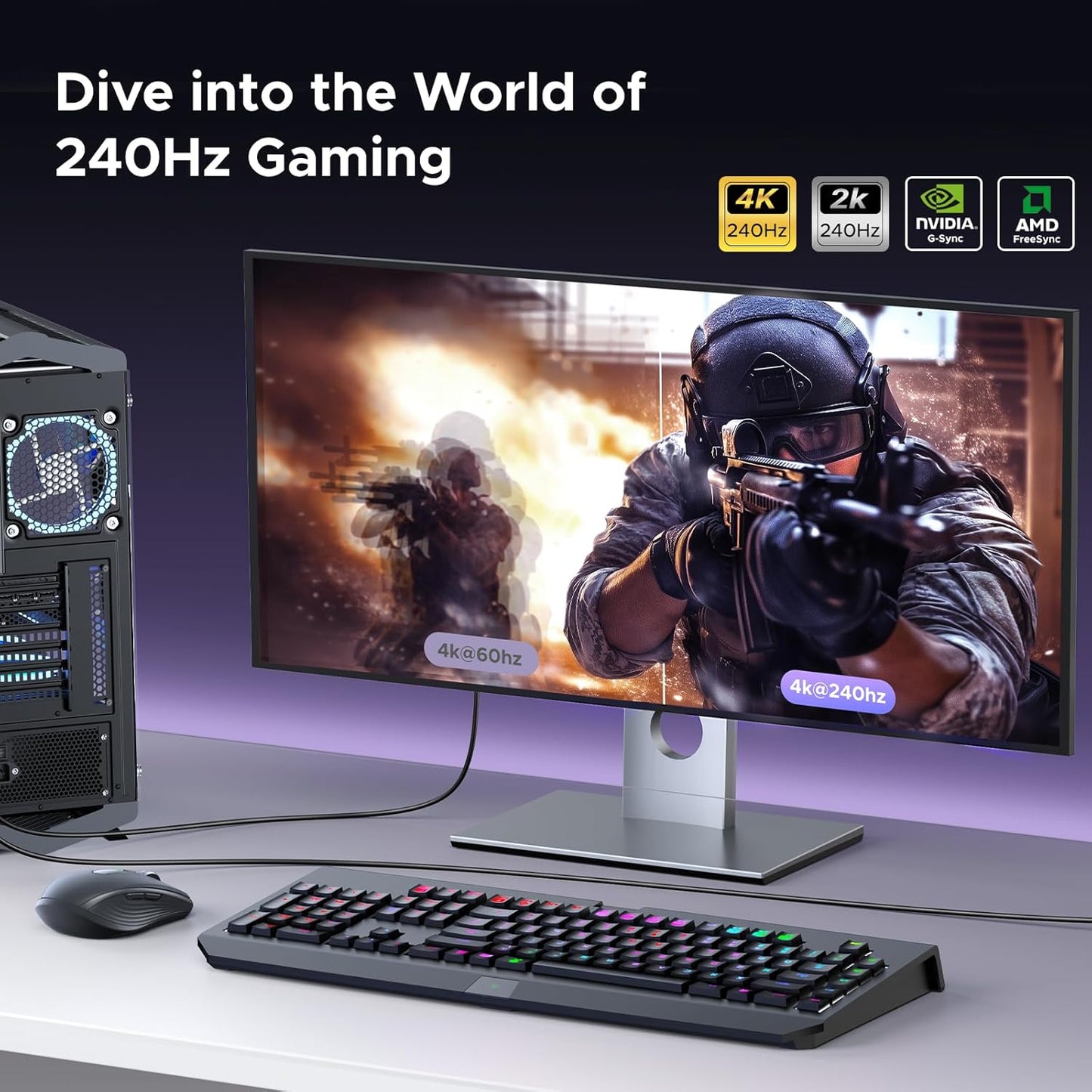 UGREEN 8K@60Hz USB C to DisplayPort 1.4 Adapter / 15575