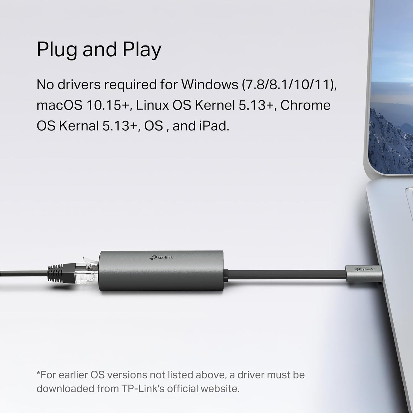 TP-Link UE302C | USB Type-C to 2.5 Gigabit Ethernet Adapter - Space Grey