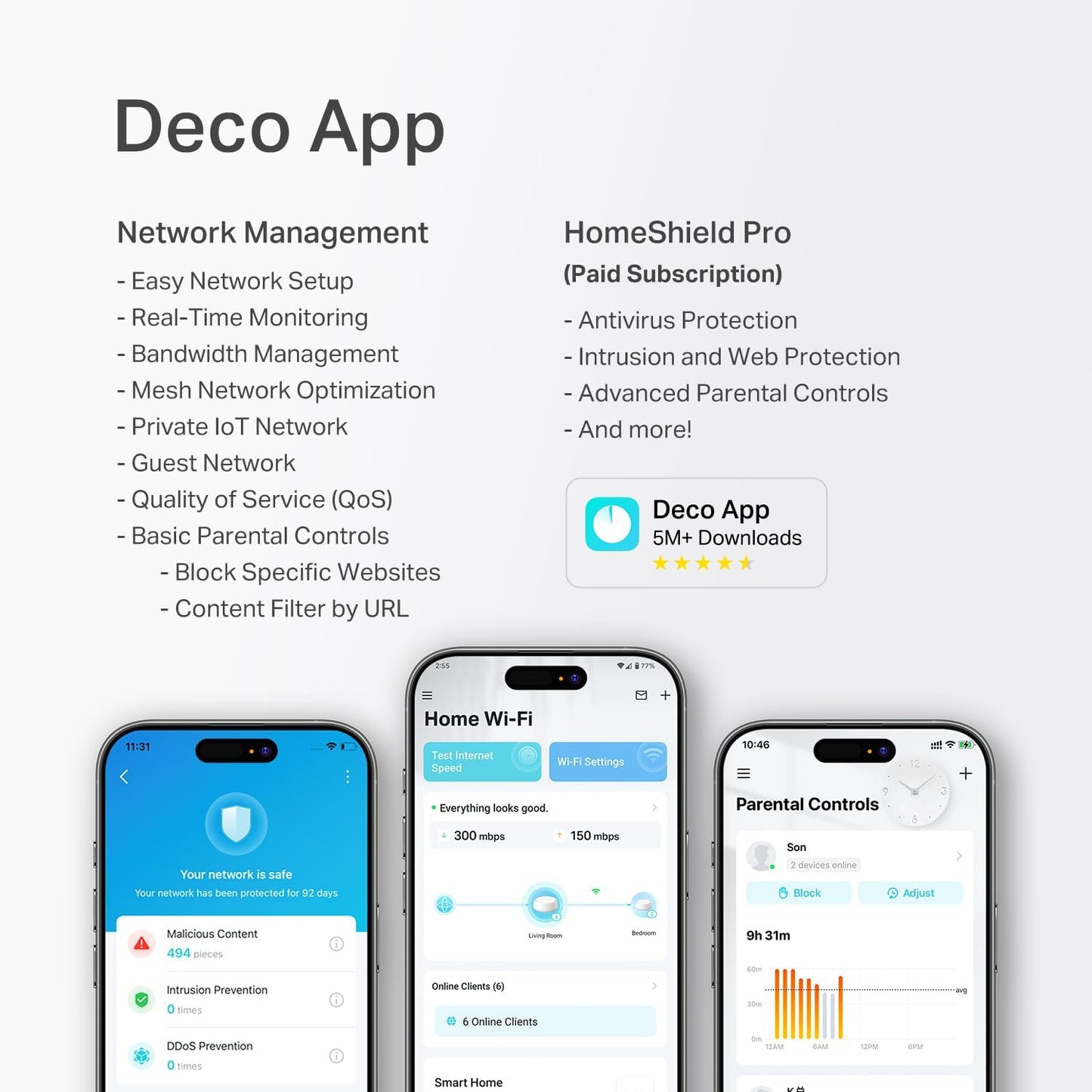 TP-Link Deco BE25 | BE3600 Whole Home Mesh WiFi 7 System | 1Pack - 3Pack