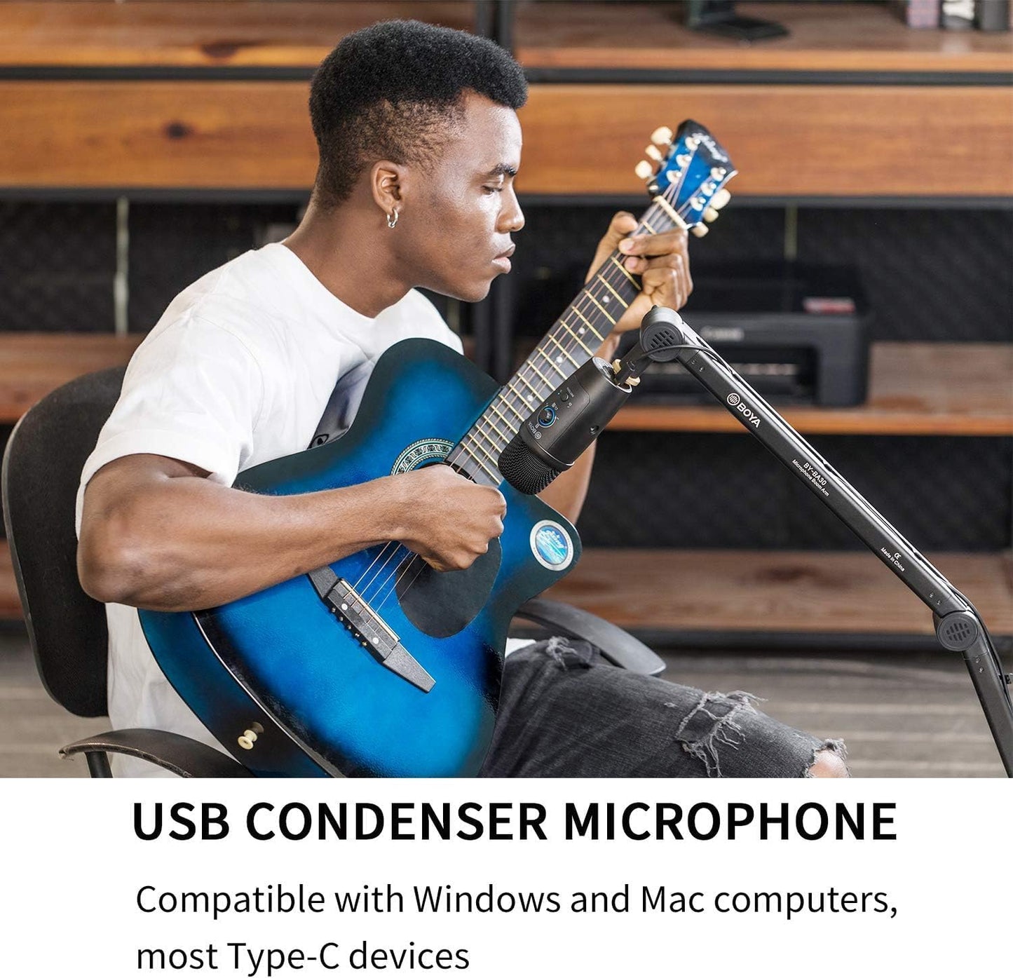 Boya BY-PM500 Wired Dual-Function USB Microphone