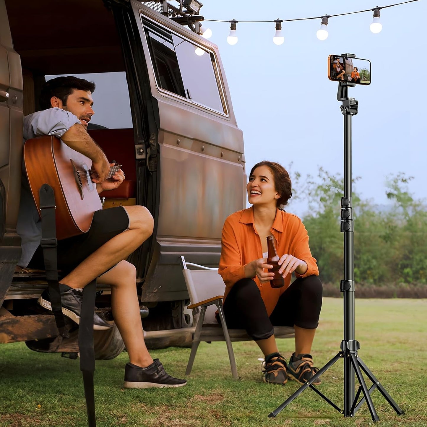 UGREEN Tripod Stand 1.7m With Bluetooth Remote For selfie Livestream and Others / 15609