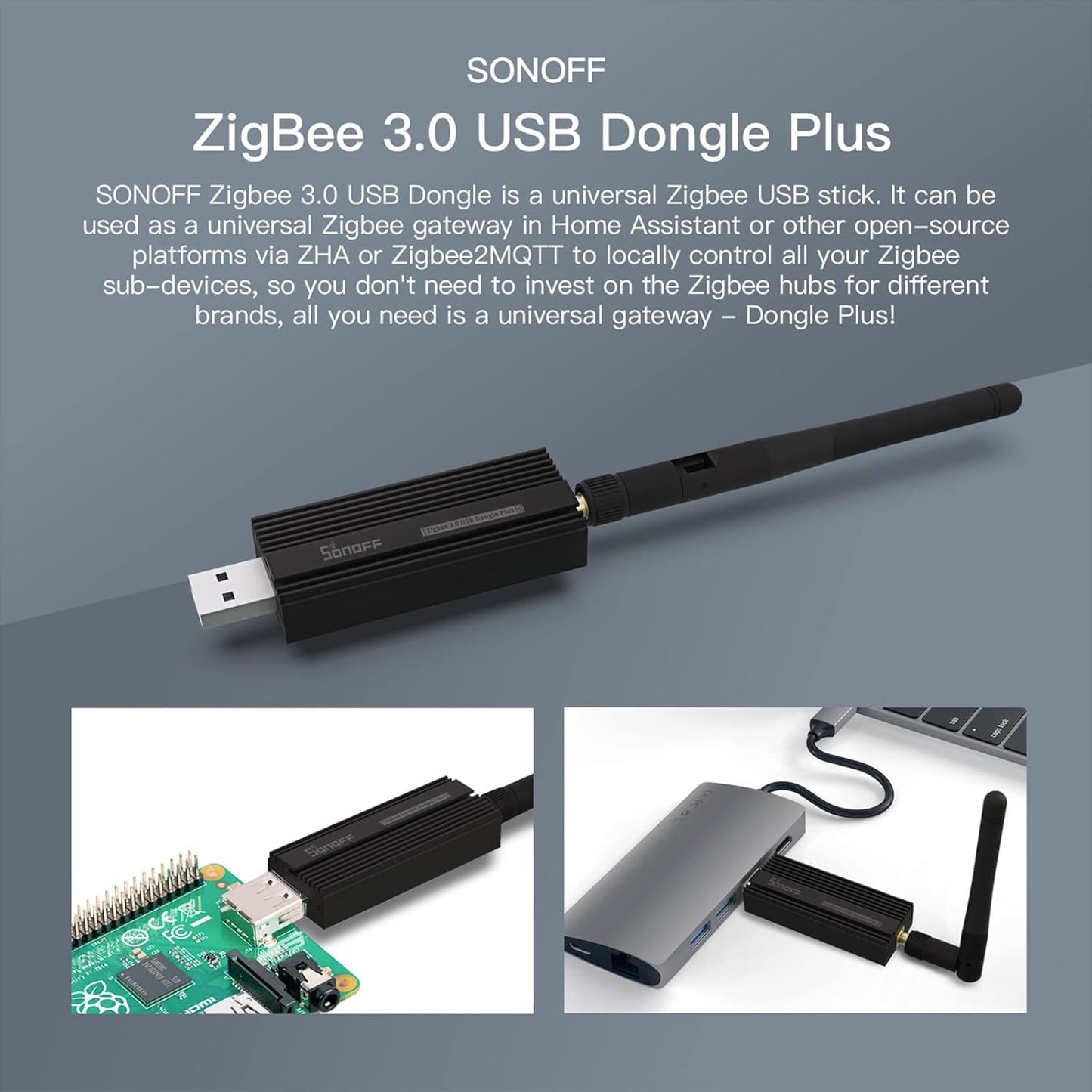 Sonoff Zigbee 3.0 USB Dongle Plus – Universal Zigbee Gateway for Home Automation